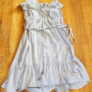 NWT Old Navy Ruffle Detail Striped Sun Dress sz3x